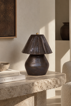 Pleated Ceramic Lamp