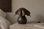 Draped Ceramic Lamp