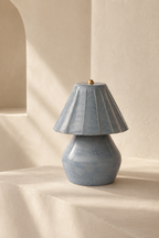 Pleated Ceramic Lamp