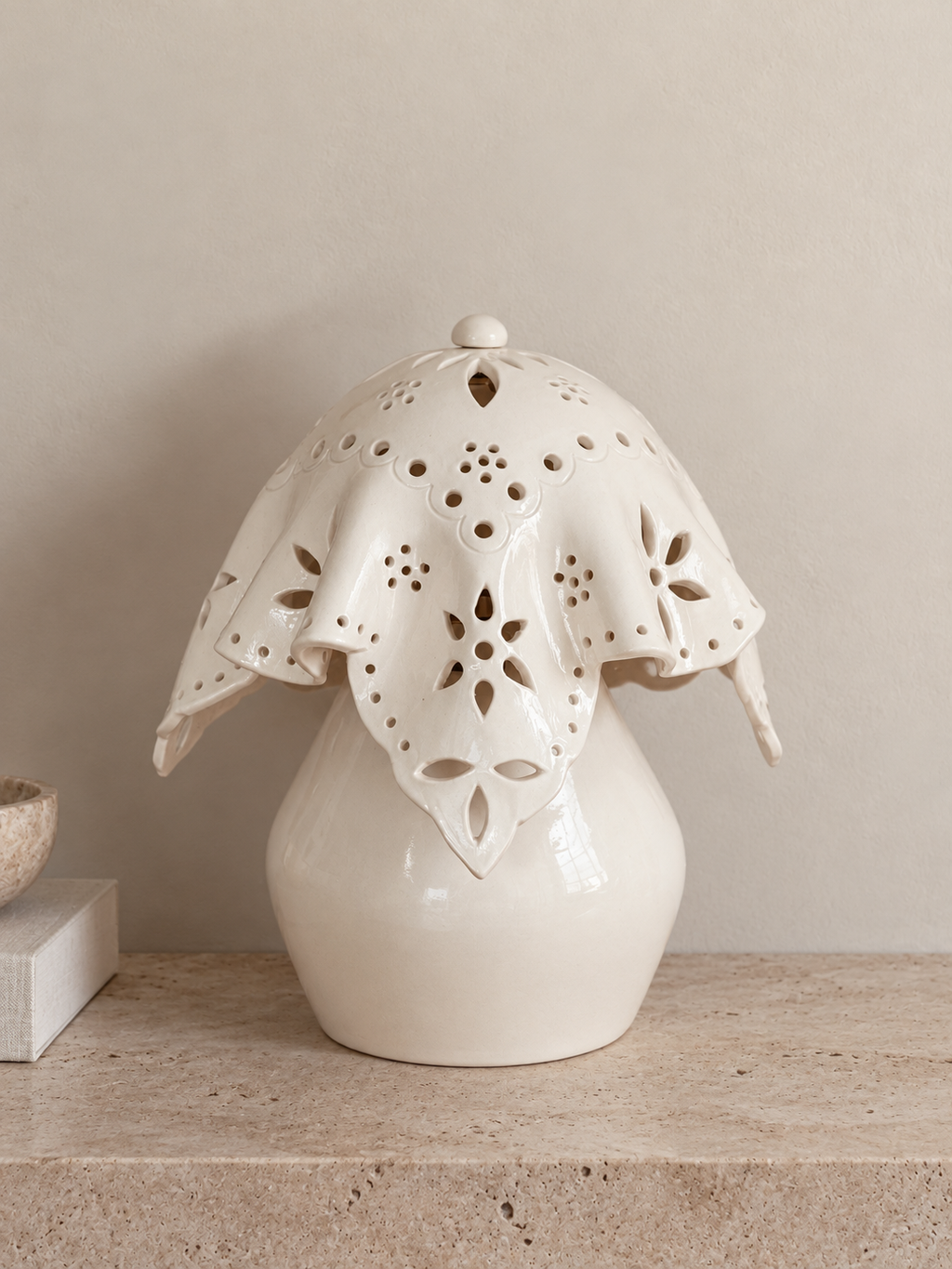 Porcerlain Lace Lamp
