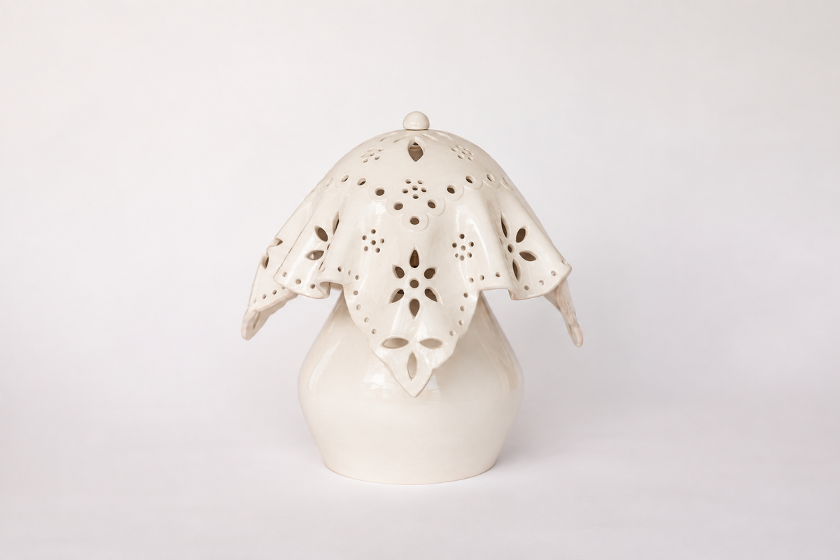Porcerlain Lace Lamp